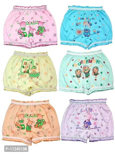 Atipriya Bloomers Baby Girls & Baby Boys Soft Cotton Brief Panty Innerwear Drawer Comfortable & Regular Fit Bloomers for Kids, pack of 12 (Multicolor)-thumb3