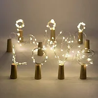 Atipriya Battery Powered Wine Bottle Cork Copper Fairy String Lights, 20 LED, 6.5 ft -Pack of 6-thumb1