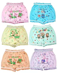 Atipriya Cotton Unisex Bloomers for Girls Boys Baby Briefs Printed Kids Innerwear Hipster Short Pants Underpants Knickers with Soft Elastic (Set of 12 Multicolor)-thumb2