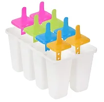 Atipriya Kitchenware Icecream and kulfi Maker Moulds Set of 8 Pcs -Pack of 1 (Multi-Colour)-thumb2