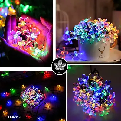 Atipriya 16 Led Blossom Flower Decoration Lights Plug in Fairy String Lights Diwali Christmas Home Decoratve Lights (Multicolor)-thumb4