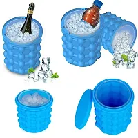 Atipriya Silicone Ice Ball Tray Big Size Ice Ball Molds for Whiskey & Cocktails, Keep Drinks Chilled, Reusable and BPA Free-thumb1