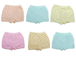 Yuneek Unisex-Baby Cotton Bloomer/Brief (Pack of 6) (Yu-Coloured-Tarzan-6cm-45_Multicolor_6 Months-12 Months)-thumb1