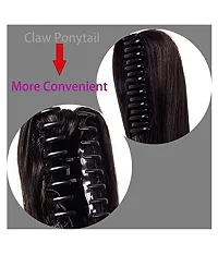 Atipriya Hair Extensions And Wigs Ponytails Hairpiece Wavy Claw Clip Ponytail Hair Extensions 22 inch (180g, Brown)-thumb2