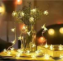 Atipriya 16 led Silicone Blooming Flower Fairy String Lights, Series Lights (Warm White,Corded Electric,Plastic)-thumb3