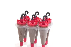 Atipriya Umbrella Shape Ice Cream Mawa Candy Maker, Home-Made Kulfi Maker Tray with Stick (6 Candy), Pack of 2-thumb3