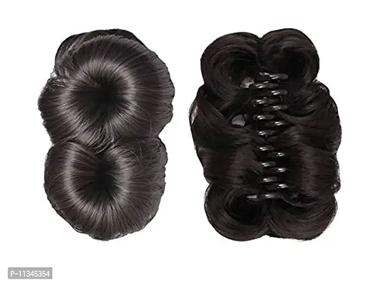 Atipriya Beautiful Hair Clutcher Bun/Juda Hair Bun Clutcher for Girls & Women - Black 1-thumb2