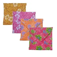 Atipriya Cotton Roti Cover/Chapati Cover/Traditional Roti Rumals (Assorted Color & Design) - Set of 4, Square-thumb4