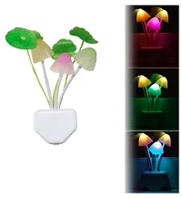 Atipriya Mushroom Lamp Automatic Sensor Light Multi-Color Changing Best Night Avatar LED Bulbs, Pack of 4-thumb2