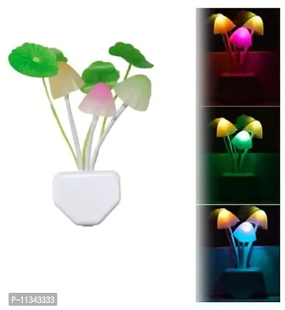 Atipriya Mushroom Lamp Automatic Sensor Light Multi-Color Changing Best Night Avatar LED Bulbs, Pack of 4-thumb3