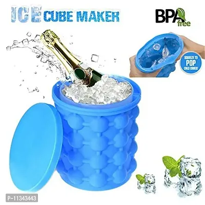 Atipriya Silicone Ice Cube Maker | The Innovation Space Saving Ice Cube Maker | Bucket Revolutionary Space Saving Ice-Ball Makers for Home, Party and Picnic-thumb5