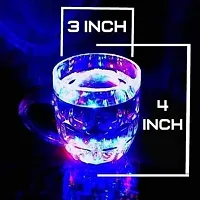 Atipriya Rainbow Magic Color Cup with LED Light Party Mug,(Light Mug Pack of 2), Capacity 250 ml (Multicolor)-thumb3