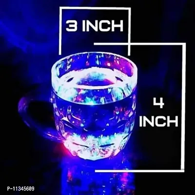 Atipriya Rainbow Magic Color Cup with LED Light Party Mug,(Light Mug Pack of 2), Capacity 250 ml (Multicolor)-thumb4