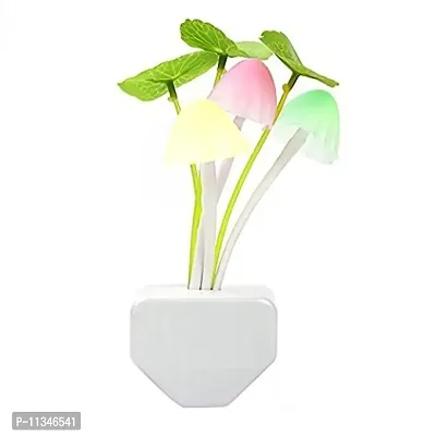 Atipriya Mushroom Lamp Automatic Sensor Light Multi-Color Changing Best Night Avatar LED Bulbs, Pack of 1