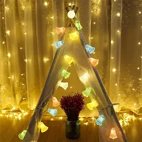 Atipriya 16 LED Crack Bell String Lights for Baby Kids Room Birthday Home Indoor Decoration, (4m, Multicolor) (Crack Bell Multicolor)-thumb3