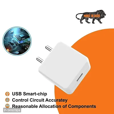 Atipriya 65W Charger for Reno7 Pro / Reno 7 Pro Charger Original Adapter Like Qualcomm QC 4.0 Quick Charge Adaptive Fast Charging, Rapid, Dash, VOOC, AFC Charger With 1 Meter Type C USB Data Cable-thumb2