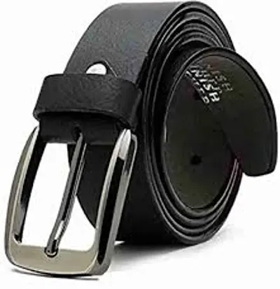 Trendy stylish belt Mens || Mens Artificial Leather Belt || Black Colour || Size upto 40 (A-01)