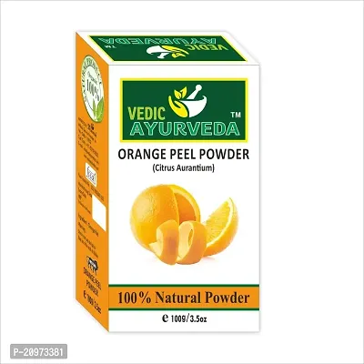 VEDICAYURVEDA Orange Peel Powder and Lemon Peel Powder - Combo Pack (200gm)-thumb3