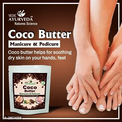 VEDICAYURVEDA Manicure Pedicure Spa kit Coco Butter for Hand and Foot Care Kit, Cleanse, Moisturize and Smoothen the skin-thumb2