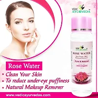 VEDICAYURVEDA Rose water for Skin care and Skin Toner, Makeup Remover (120ml)-thumb2