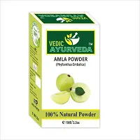 VEDICAYURVEDA Orange Peel Powder and Amla Powder - Combo Pack (200gm)-thumb1