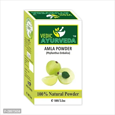 VEDICAYURVEDA Orange Peel Powder and Amla Powder - Combo Pack (200gm)-thumb2