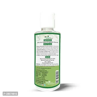 VedicAyurveda Vegetable Glycerine 100% Pure and Unscented Softens  Moisturize Skin Cleanser (250g)-thumb2