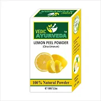 VEDICAYURVEDA Orange Peel Powder and Lemon Peel Powder - Combo Pack (200gm)-thumb1