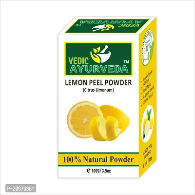 VEDICAYURVEDA Orange Peel Powder and Lemon Peel Powder - Combo Pack (200gm)-thumb2