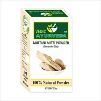 VEDICAYURVEDA Orange Peel Powder and Multani Matti Powder - Combo Pack (200gm)-thumb3