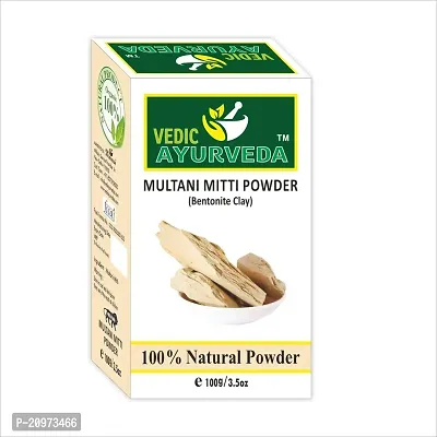 VEDICAYURVEDA Orange Peel Powder and Multani Matti Powder - Combo Pack (200gm)-thumb4