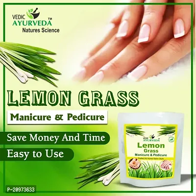 VEDICAYURVEDA Manicure and Pedicure Spa Kit Lemon Grass for Hand and Foot Care Kit, Cleanse, moisturize and smoothen the skin-thumb2