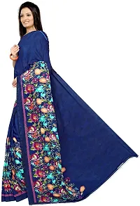 Stylish Chiffon Multicoloured Saree with Blouse piece For Women-thumb2