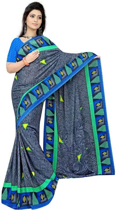 Best Selling Georgette Saree with Blouse piece 