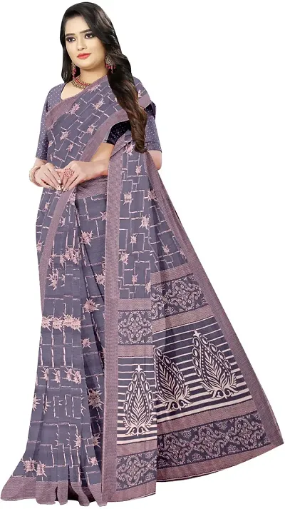 Elegant Chiffon Saree with Blouse piece 