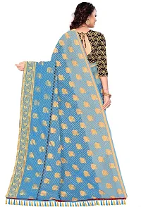 Fancy Chiffon Saree With Blouse Piece For Women-thumb1