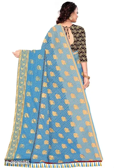 Fancy Chiffon Saree With Blouse Piece For Women-thumb2