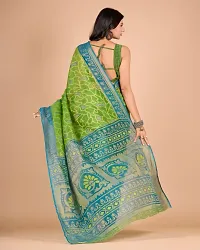 Fancy Brasso Saree With Blouse Piece For Women-thumb1