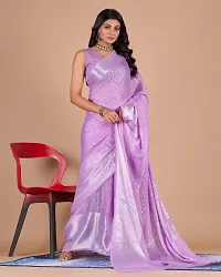 Fancy Chiffon Saree With Blouse Piece For Women-thumb3