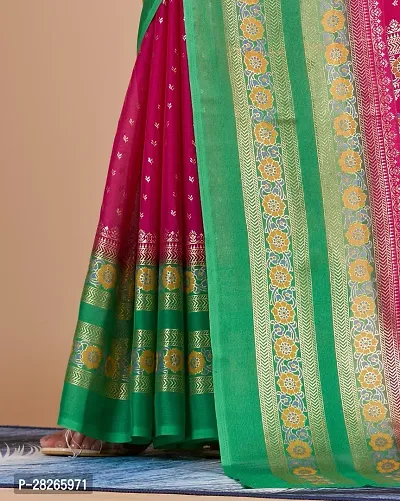 Fancy Chiffon Saree With Blouse Piece For Women-thumb4