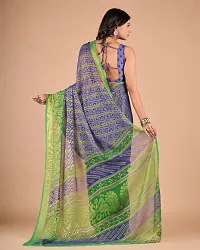 Fancy Brasso Saree With Blouse Piece For Women-thumb2