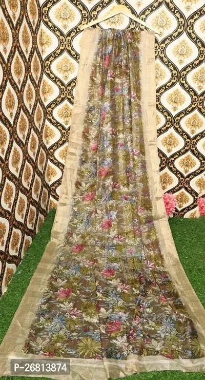 Classic Linen Saree with Blouse piece