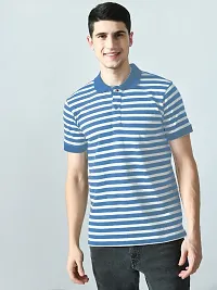 Collar strip t-shirt for men-thumb1