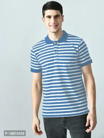 Collar strip t-shirt for men-thumb2