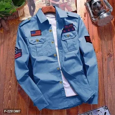 Strikey Sky DP Patch Shirt-thumb0