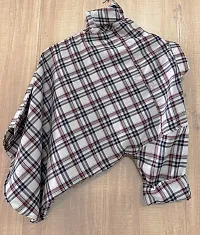 White Bada Check Shirt-thumb1