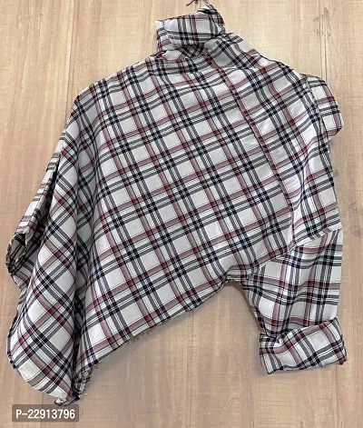 White Bada Check Shirt-thumb2