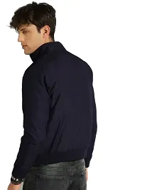 Stylish Polyester Solid Jacket for Men-thumb1