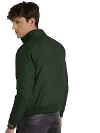 Stylish Polyester Solid Jacket for Men-thumb1