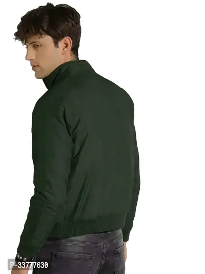 Stylish Polyester Solid Jacket for Men-thumb2